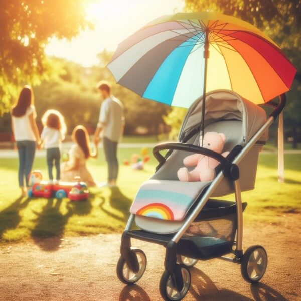 Umbrella stroller cheap shade attachment