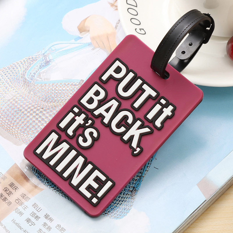 Silicon Luggage Tag "not YOUR BAG" Encompass RL