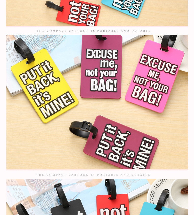 Silicon Luggage Tag "not YOUR BAG" Encompass RL