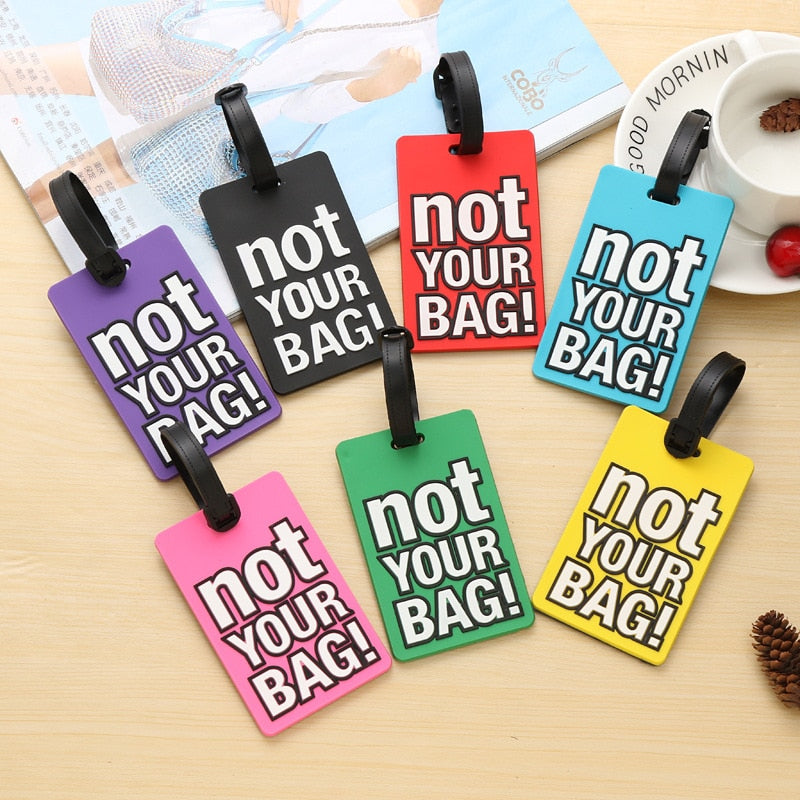 Silicon Luggage Tag "not YOUR BAG" Encompass RL