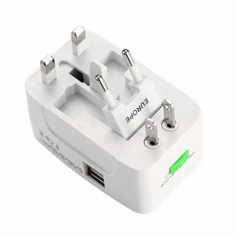 International Travel Charger with USB Ports | Plug Power Adapter