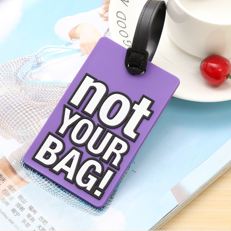 Silicon Luggage Tag "not YOUR BAG" Encompass RL