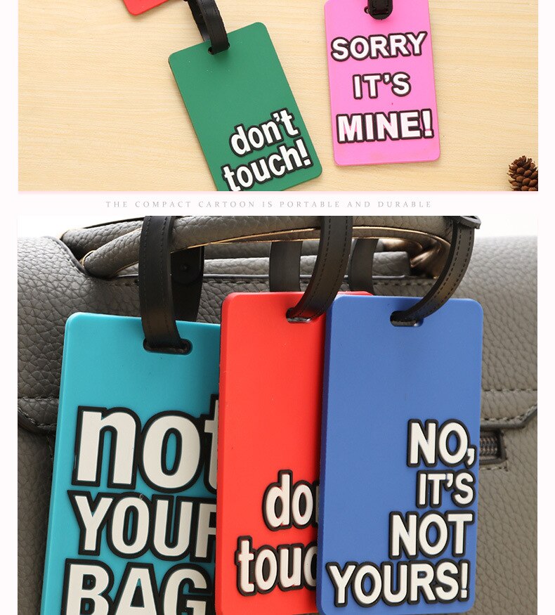 Silicon Luggage Tag "not YOUR BAG" Encompass RL