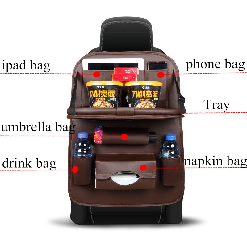 Car Backseat Organizer With Fold-Out Tray Encompass RL