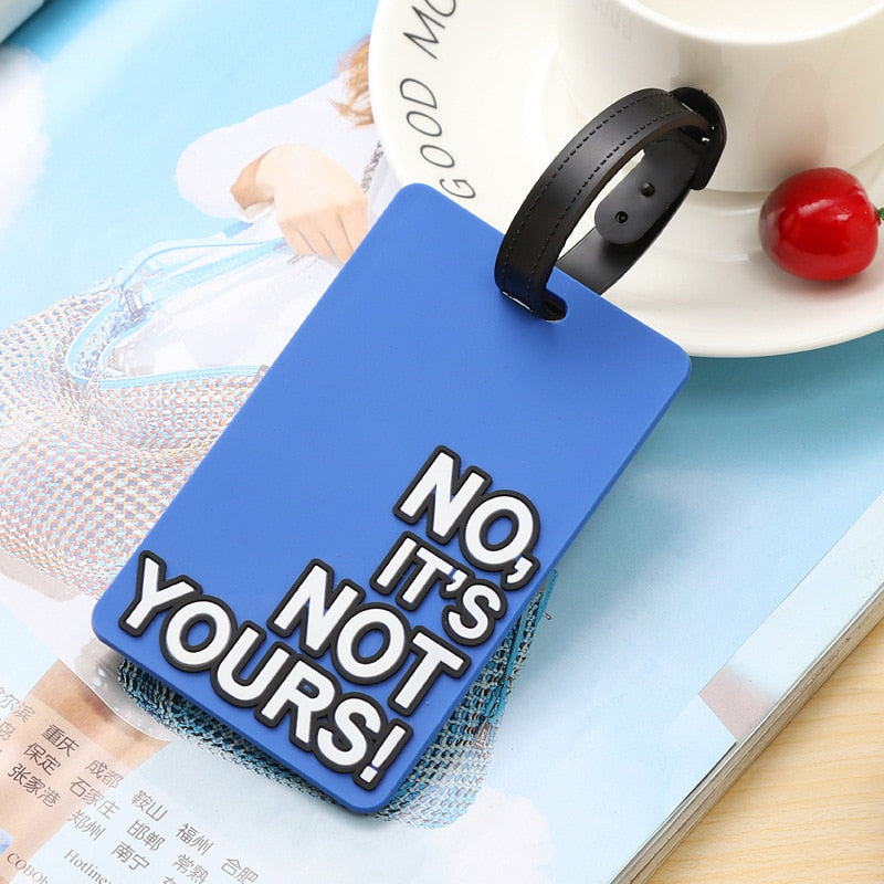 Silicon Luggage Tag "not YOUR BAG" Encompass RL