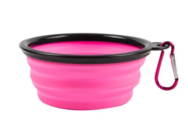 Large Collapsible Dog Food Bowl | Travel-Friendly Pet Feeding Dish Encompass RL