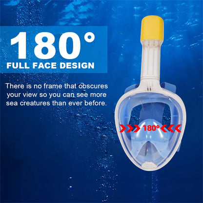 Anti-Fog Snorkel Mask Full Face Snorkeling Mask