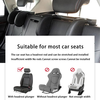 Car Seat Headrest Pillow | Travel Rest Sleeping Support | U-Shaped Pillow for Kids Encompass RL