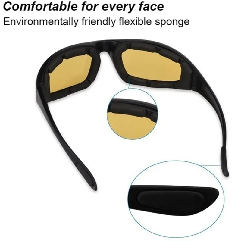 Motorcycle ATV UTV Riding Glasses | UV Protective Sunglasses | Dust-Proof Eyewear Encompass RL