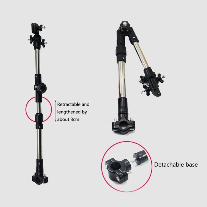 Adjustable Stroller Umbrella Holder | Bike Umbrella Mount Encompass RL