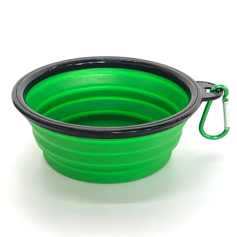 Large Collapsible Dog Food Bowl | Travel-Friendly Pet Feeding Dish Encompass RL