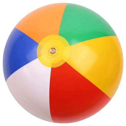 Vibrant Inflatable Beach Ball | Colorful Water Pool Balloon Toy