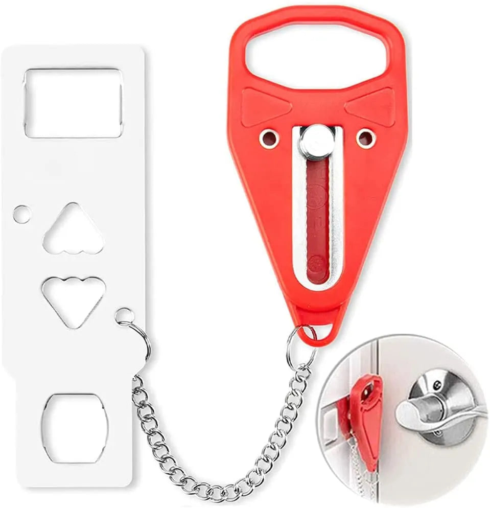 Portable Door Lock For Hotel Room Security Lock From Inside