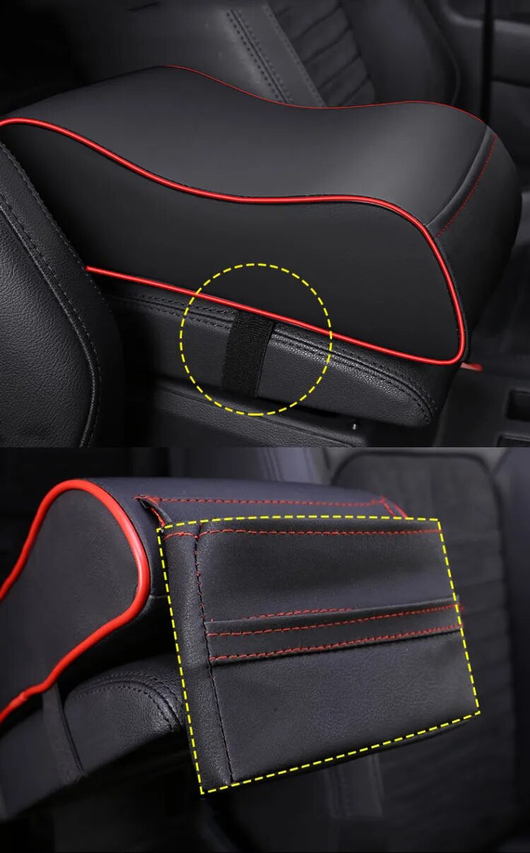 Center Console Armrest Cushion with Tissue Holder