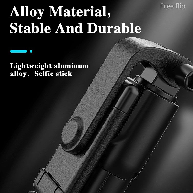 Travel Tripod Selfie Stick and Light