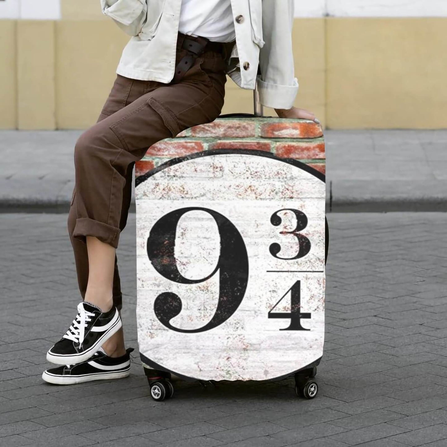 Platform 9 and 3 Quarters Luggage Cover | Suitcase Covers Encompass RL