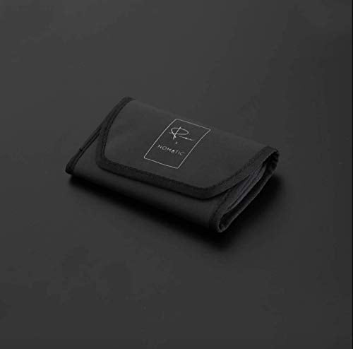 NOMATIC McKinnon Memory Card Case- Durable SD Memory Card Protective Holder, Fits 6 SD & 2 C-Fast Cards with Zipper Pocket for Mini-SD