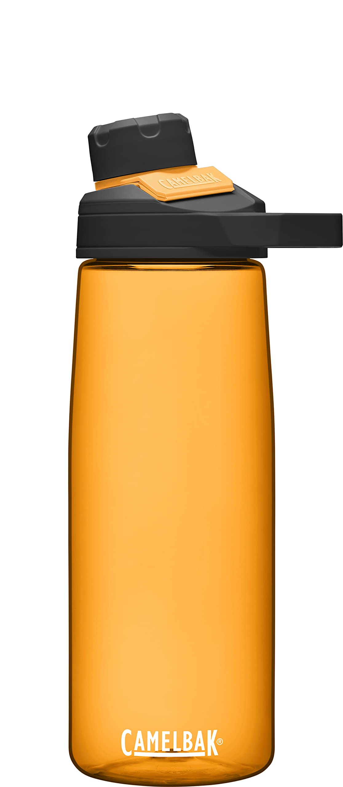 CamelBak Chute Mag BPA Free Water Bottle with Tritan Renew - Magnetic Cap Stows While Drinking, 25oz, Sunset Orange