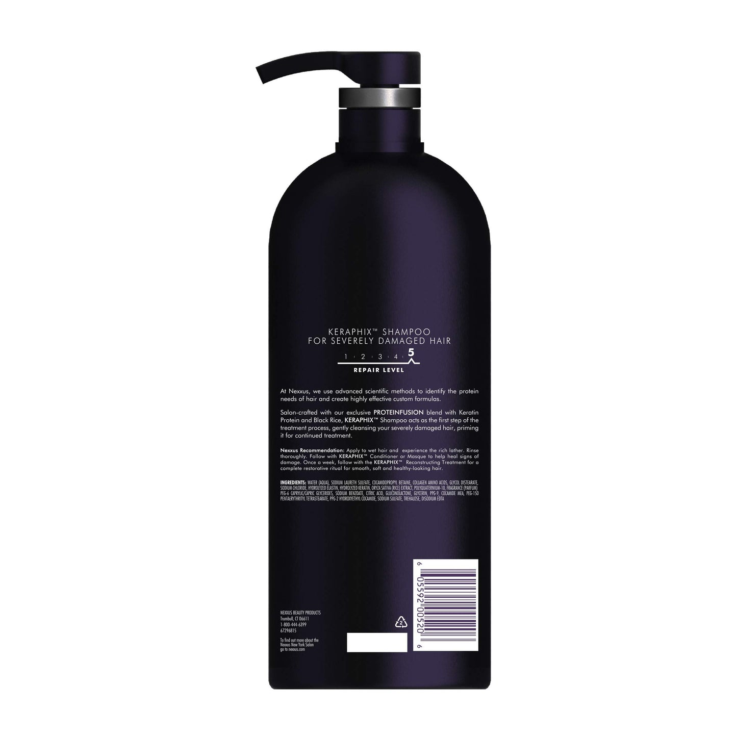 Nexxus Keraphix Shampoo, for Damaged Hair, 33.8 fl oz