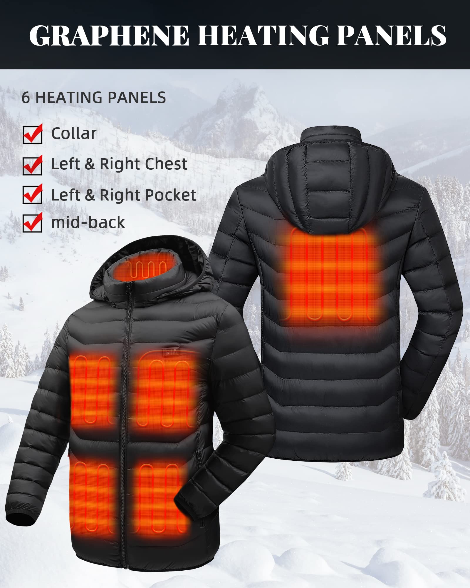 PLIDINNA Women's Heated Vest with Battery Pack 7.4v, Lightweight Warm Electric Heating Vest for Hunting,Outdoor Sports