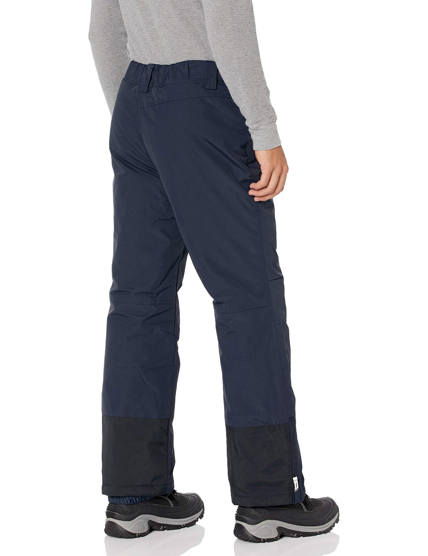 Amazon Essentials Men's Water-Resistant Insulated Snow Pant, Navy, Large