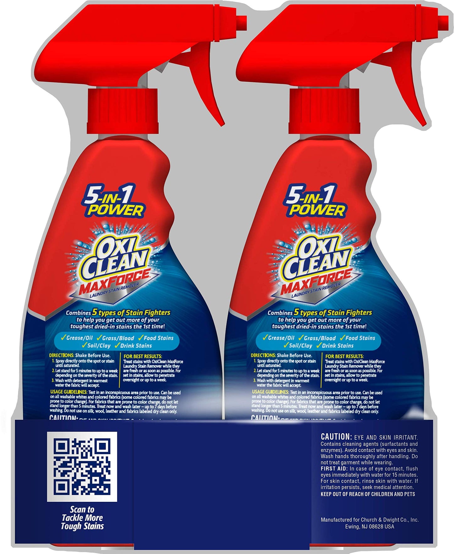 Oxiclean Maxforce Spray Twin Pack, 16 Oz OxiClean