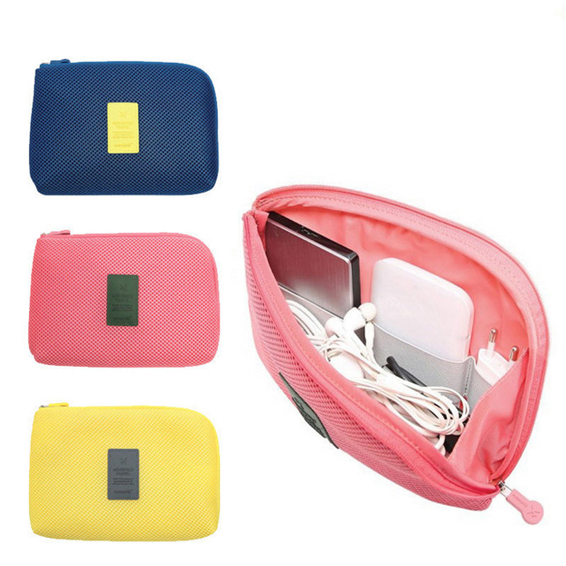 Travel Electronics and Makeup Organizer | Compact Accessories Bag