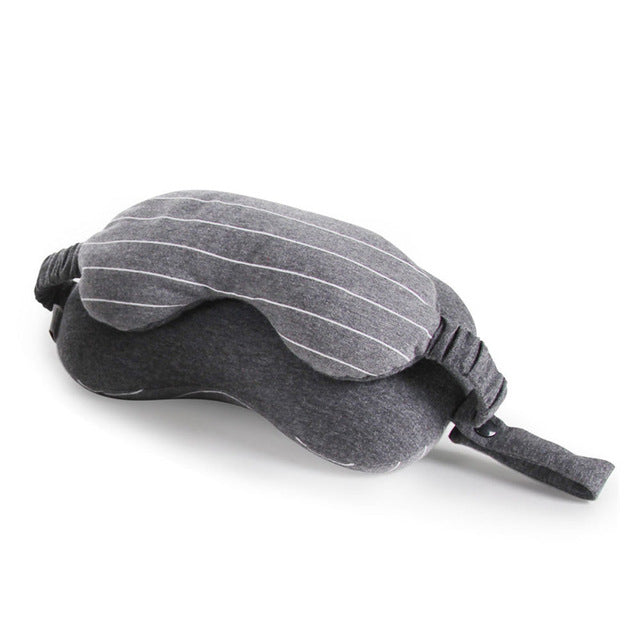 2 in 1 Eye Mask & Neck Support Travel Pillow Encompass RL