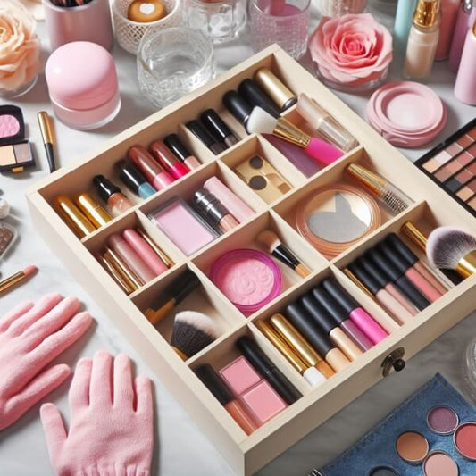 How Do You Arrange Makeup Boxes?