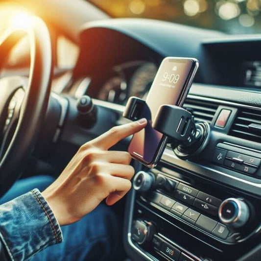 How Do You Use A Magnetic Car Air Vent Phone Holder?
