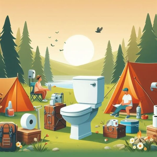 What Do You Put In The Bottom Of A Camping Toilet?