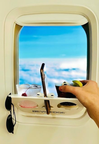 BEVLEDGE - Airplane window organization station - - One of the HOTTEST new travel accessory ! MAKES AN EXCELLENT GIFT FOR ANY TRAVELER!!