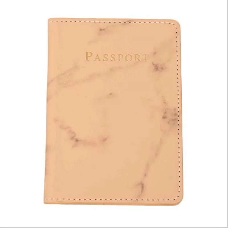 Vintage Marble Passport Holder | PU Leather Travel Wallet Case Encompass RL
