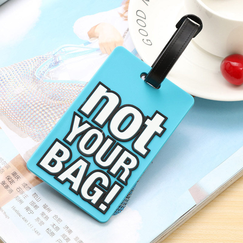 Silicon Luggage Tag "not YOUR BAG" Encompass RL