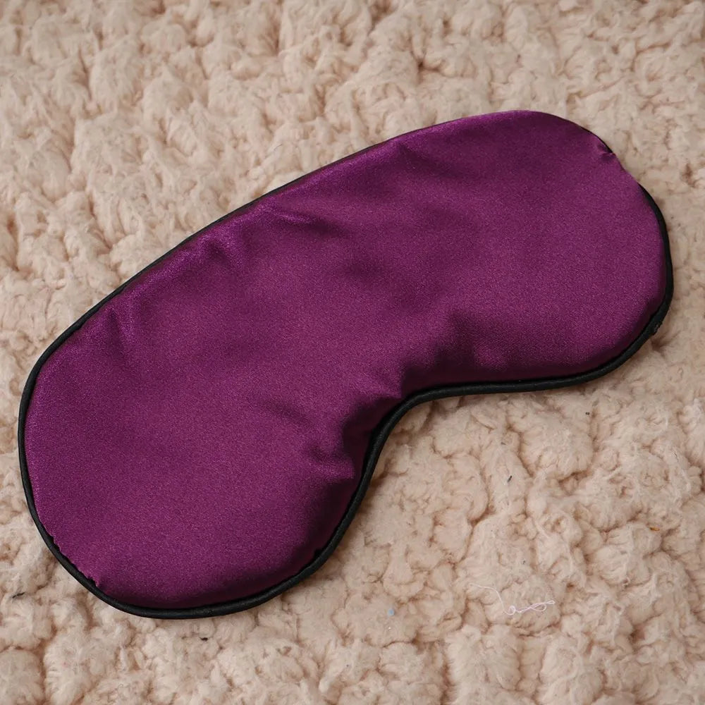 Pure Silk Sleep Eye Mask | Travel Relax Aid | Blindfold Comfort Encompass RL