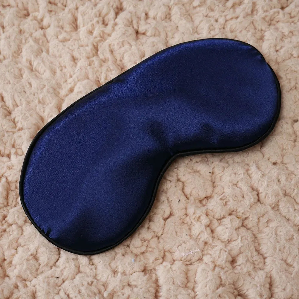 Pure Silk Sleep Eye Mask | Travel Relax Aid | Blindfold Comfort Encompass RL