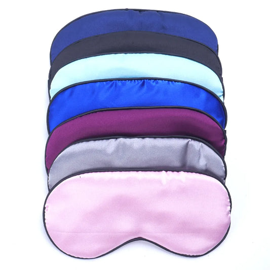Pure Silk Sleep Eye Mask | Travel Relax Aid | Blindfold Comfort Encompass RL