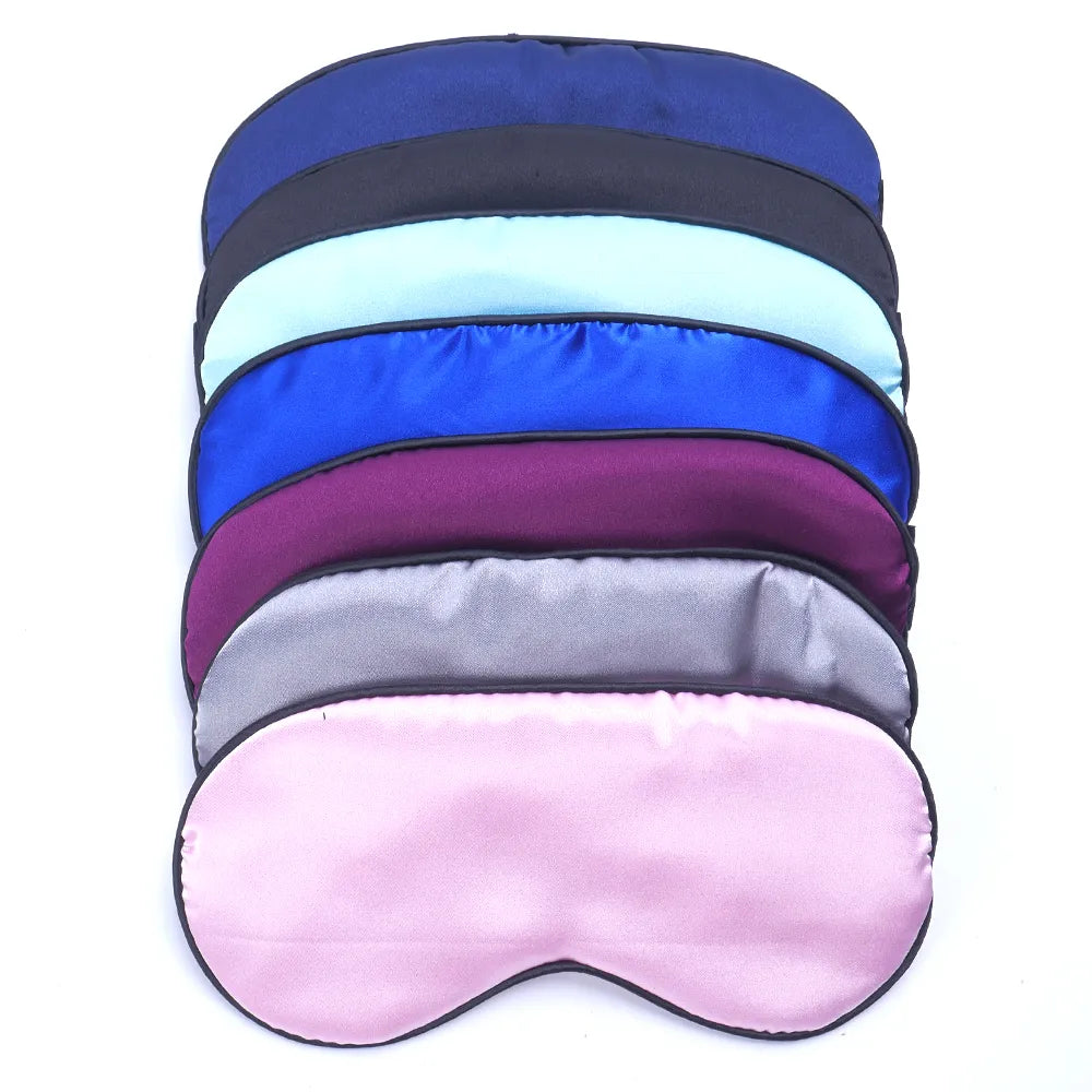 Pure Silk Sleep Eye Mask | Travel Relax Aid | Blindfold Comfort Encompass RL