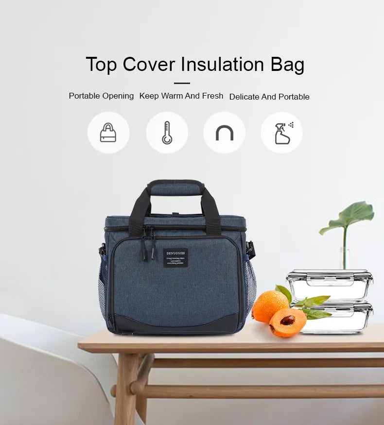 Car Cooler Bag Thermal Lunch Bag Insulated Snack Bag