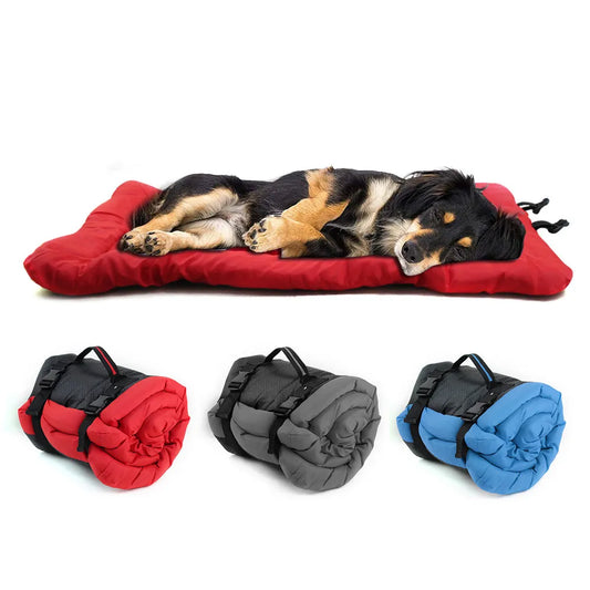Foldable Pet Cushion Bed | Waterproof Dog Pad for Traveling Pooches