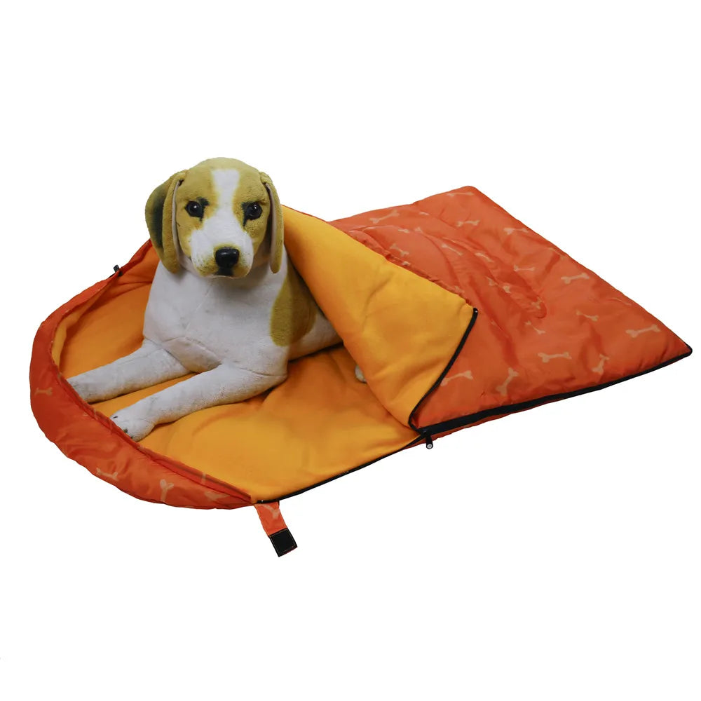 Dog Sleeping Bag Warm Dog Bed Blanket For Camping Adventures