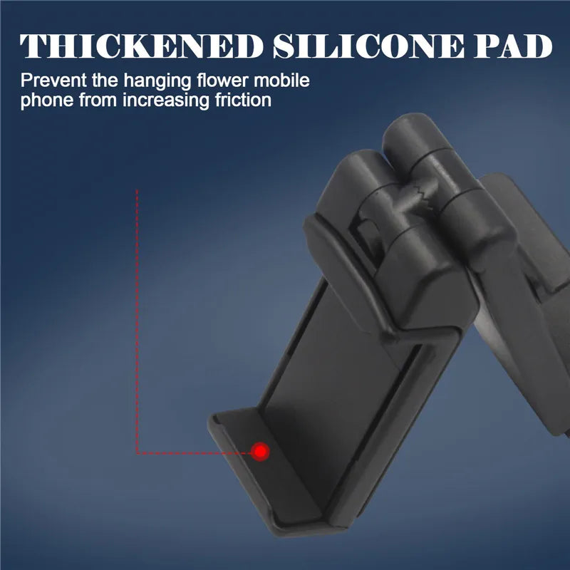 Portable Airplane Phone Holder | Adjustable Foldable Phone Stand Clamp