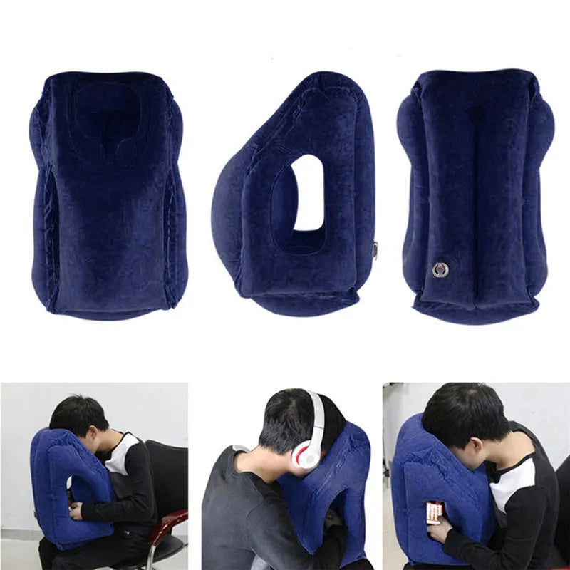 Inflatable Air Travel Pillow | Portable Neck Support for Restful Travel