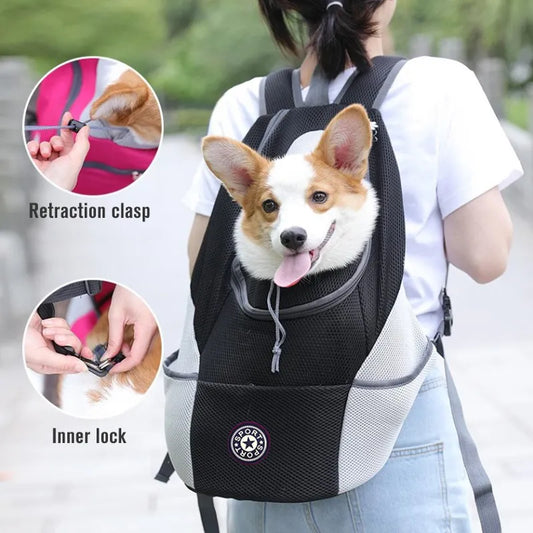 Portable Dog Carrier Backpack | Hands-Free Pet Travel Backpack