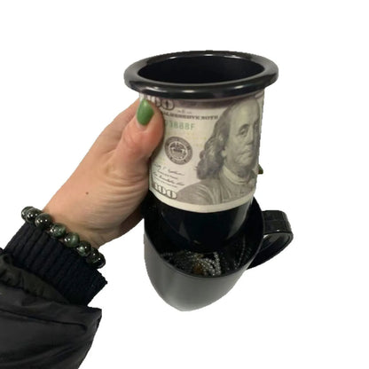 Hidden Compartment Coffee Cup – Travel Diversion Safe for Cash & Valuables