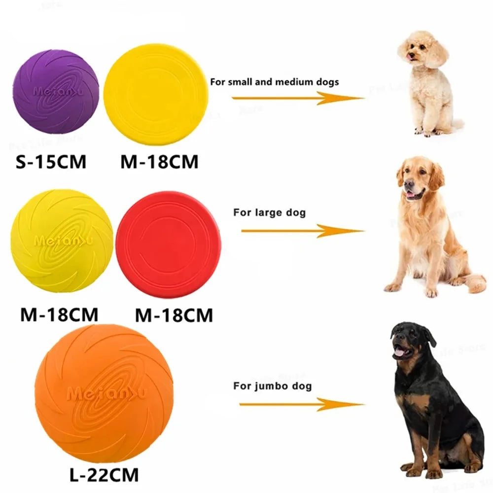 Travel Silicone Dog Frisbee Toy