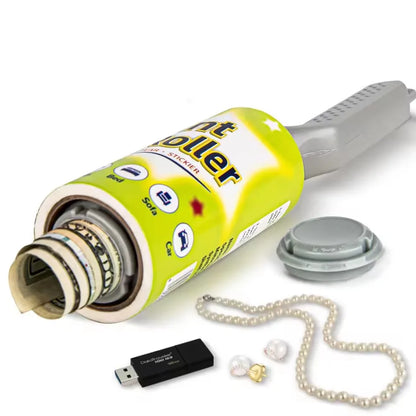 Travel Lint Roller Diversion Safe with Hidden Compartment