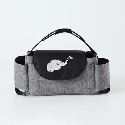 Stroller Diaper Bag | Cute Adjustable Organizer with Bottle Holder Encompass RL