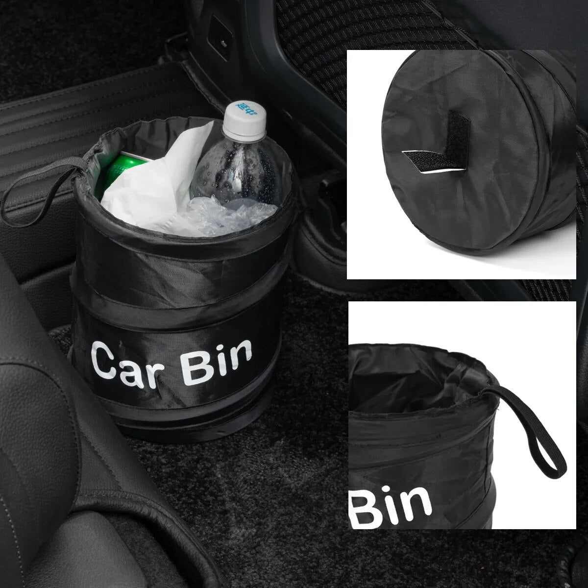 Collapsible Car Trash Can Mini Vehicle Garbage Can