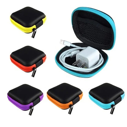 Mini Earphone Case Portable Earbuds Carrying Case